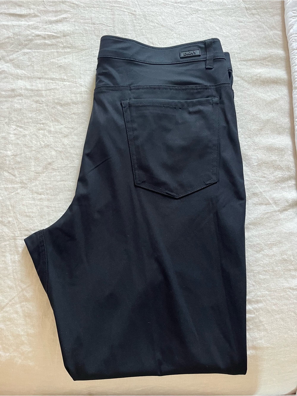 DKNY Men’s Slim Straight Black dress pants